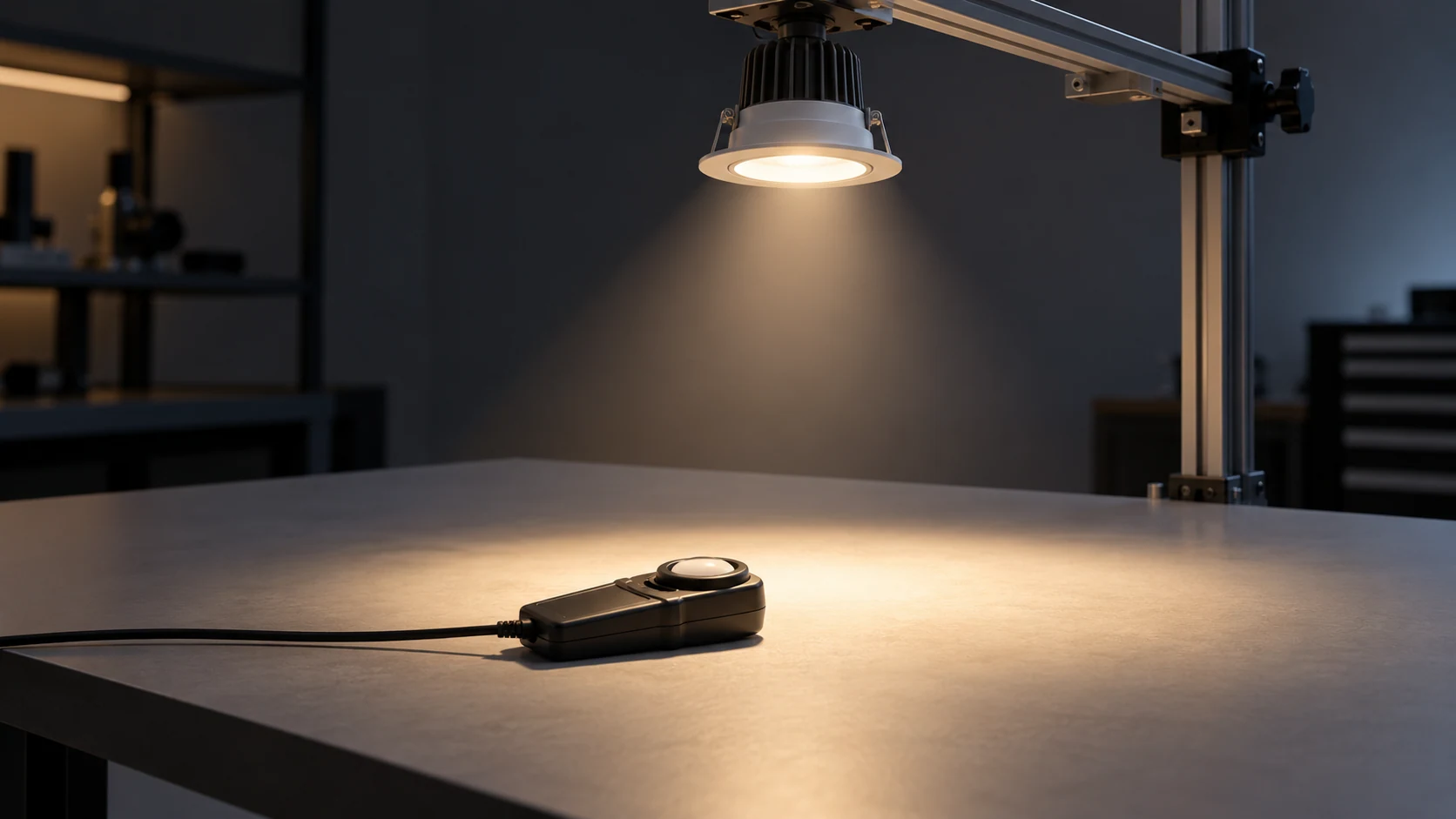 LED armatürün aydınlattığı yüzeyde bulunan ışık ölçüm sensörü.